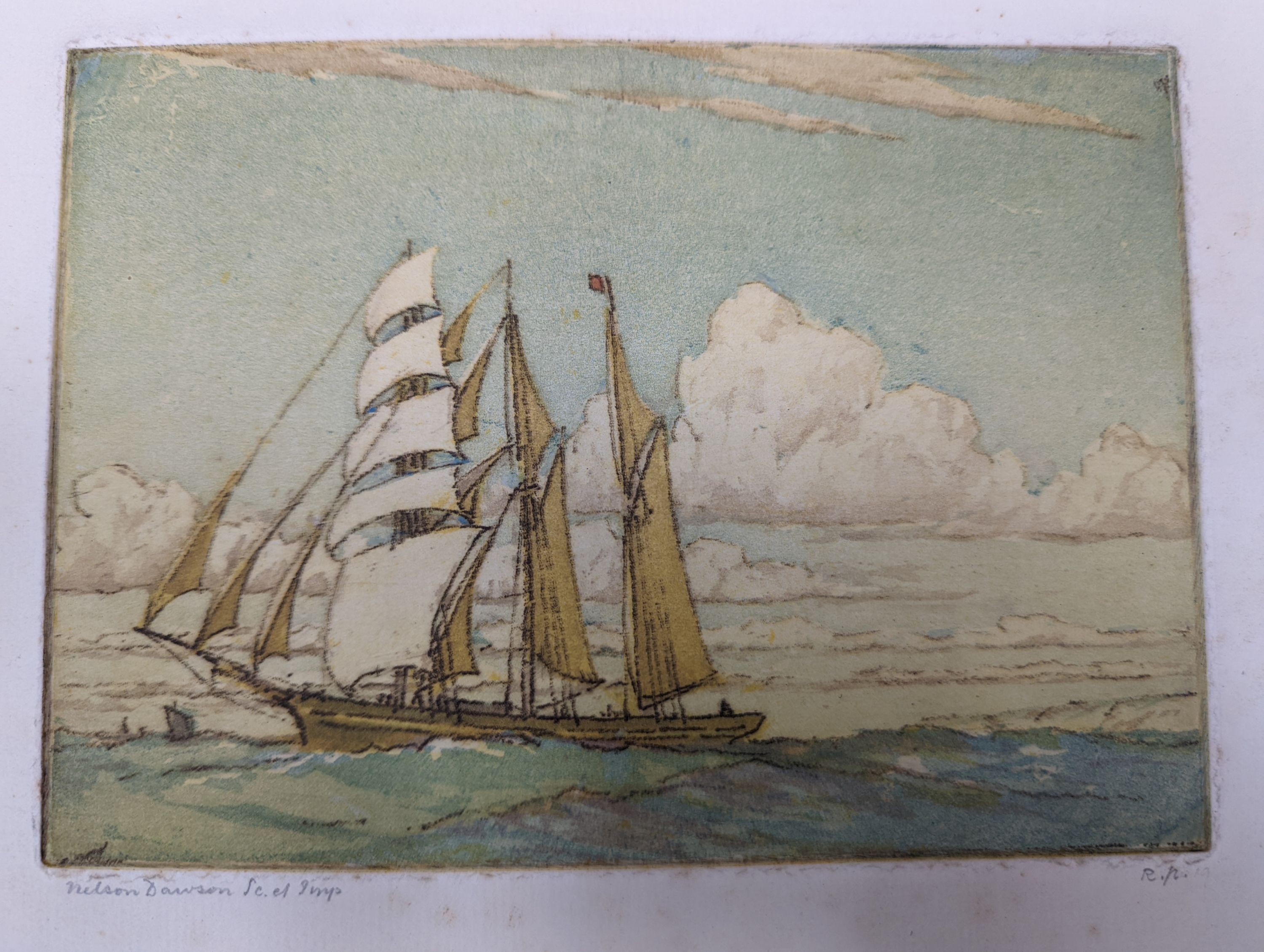 Nelson Dawson (1859-1941) a group of assorted etchings and drawings